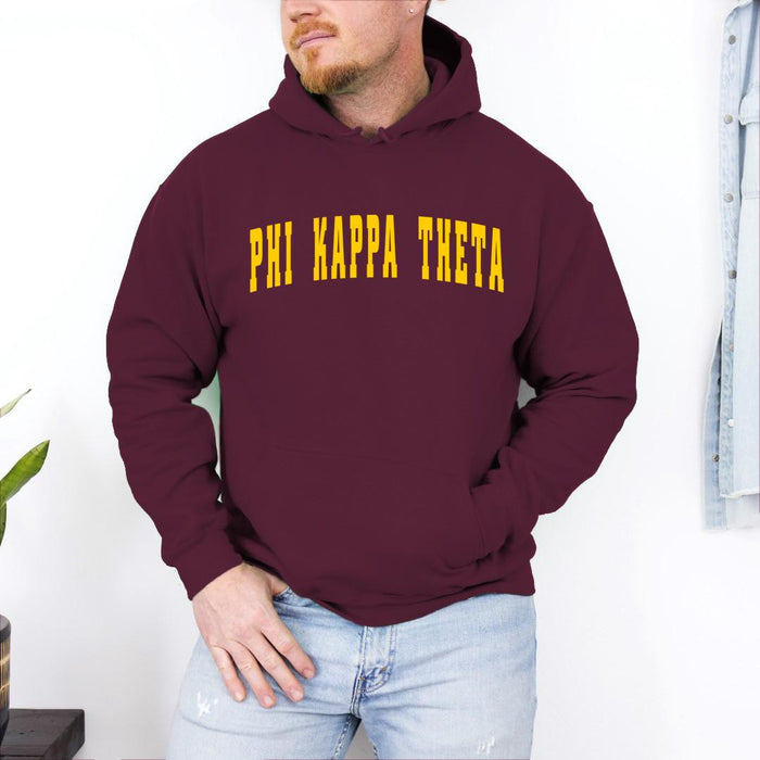 Phi Kappa Theta Letterman Hooded Sweatshirts Phi Kappa Theta Letterman Hooded Sweatshirts