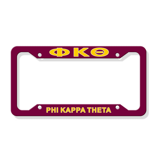 Caraccessories Phi Kappa Theta License Plate Frame - New