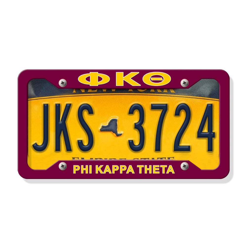 Phi Kappa Theta License Plate Frame Phi Kappa Theta License Plate Frame