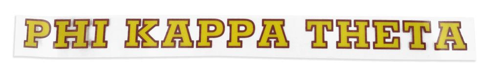 Phi Kappa Theta Long Window Decals Stickers Phi Kappa Theta Long Window Decals Stickers