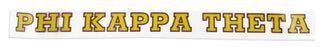 Phi Kappa Theta Long Window Decals Stickers Phi Kappa Theta Long Window Decals Stickers
