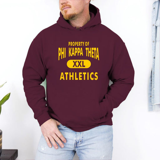 Phi Kappa Theta Property Of Athletics Hooded Sweatshirts