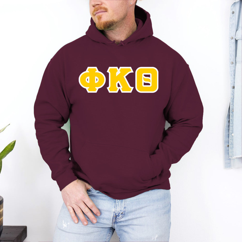 Discount Phi Kappa Theta Lettered Hooded Sweatshirt Best Value DISCOUNT Phi Kappa Theta Lettered Hooded Sweatshirt - Best Value