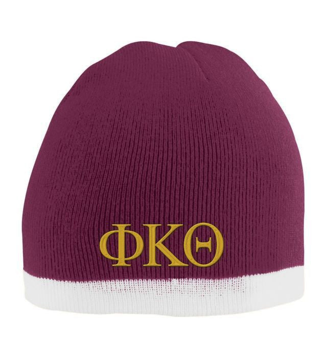 Phi Kappa Theta Two Tone Knit Beanie Phi Kappa Theta Two Tone Knit Beanie