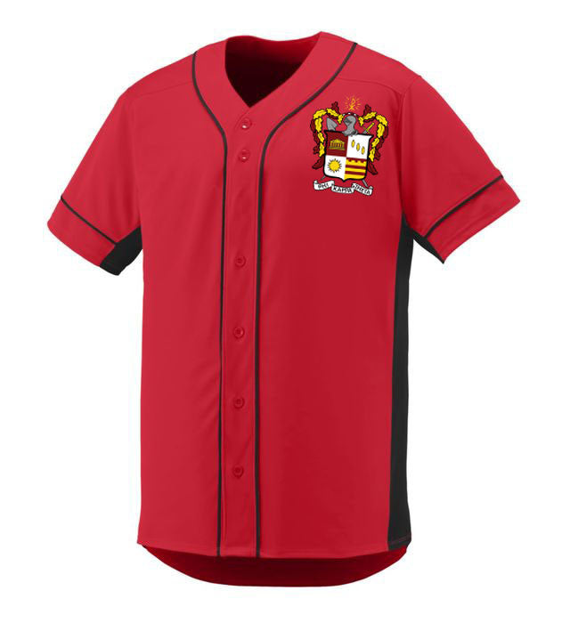 Phi Kappa Theta Game 7 Full Button Baseball Jersey Phi Kappa Theta Game 7 Full-Button Baseball Jersey