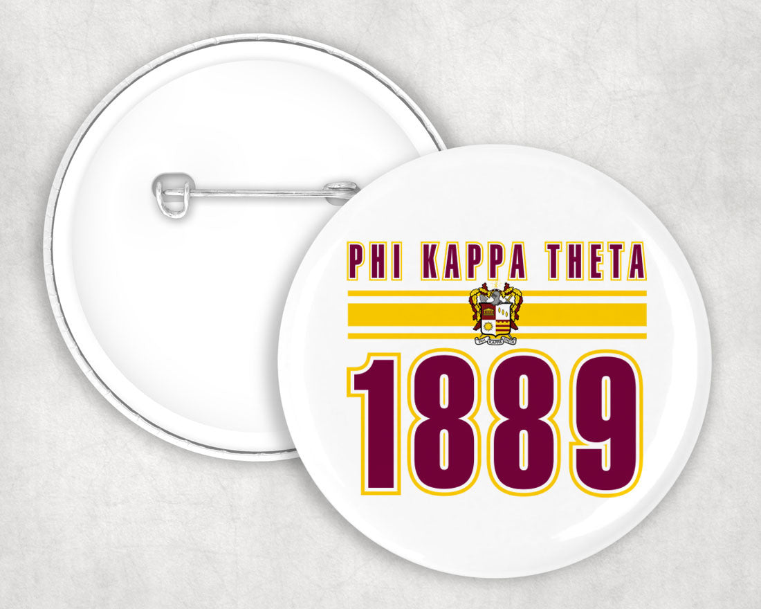 Phi Kappa Theta Est Year Button Phi Kappa Theta Est Year Button