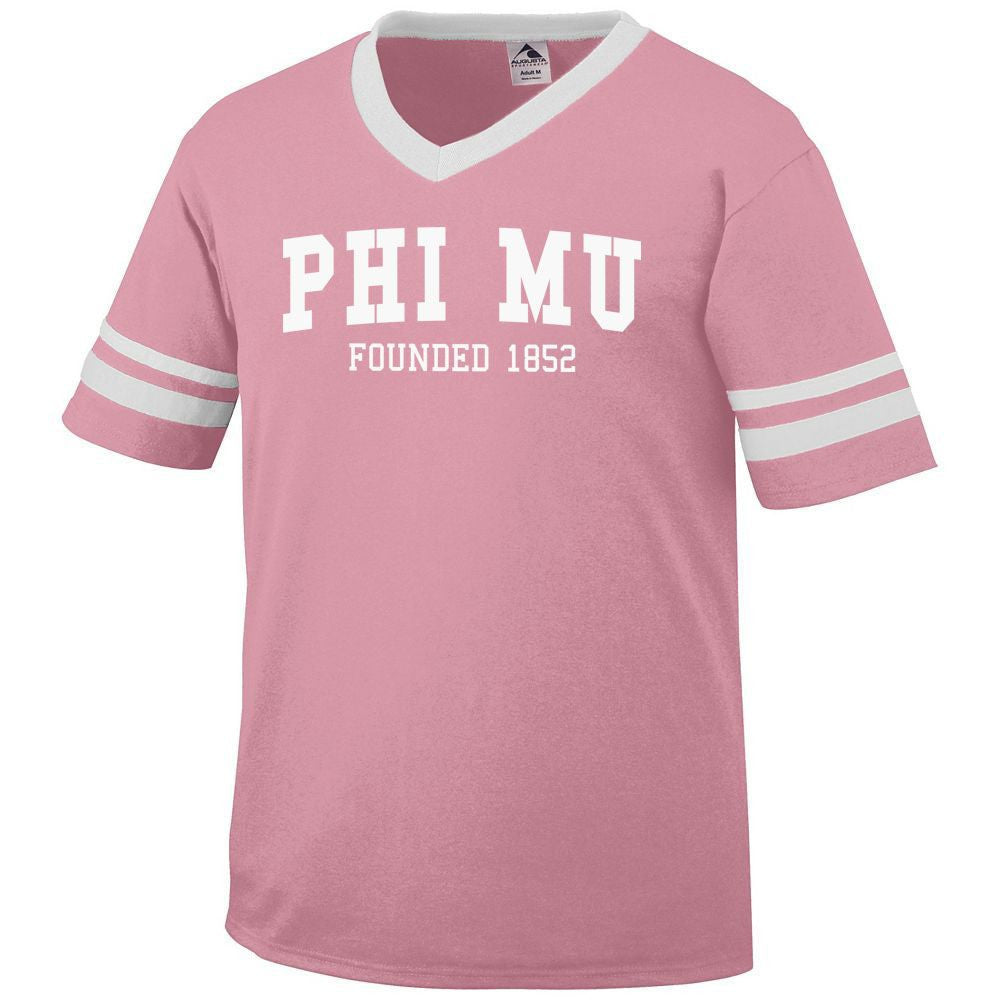 Phi Mu Boyfriend Style Founders Jersey Phi Mu Boyfriend Style Founders Jersey