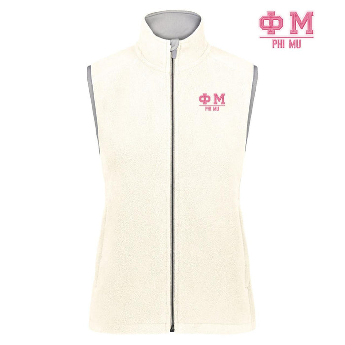 Phi Mu Chill Fleece Vest Phi Mu Chill Fleece Vest