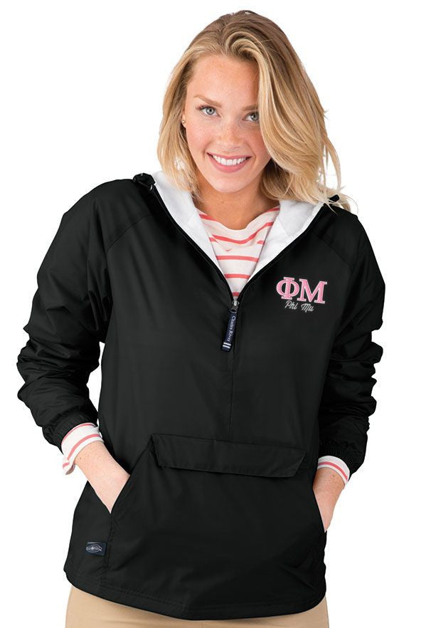 Phi Mu Classic Anorak Phi Mu Classic Windbreaker Pullover