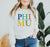 Phi Mu Colors Upon Colors Crewneck Sweatshirt Phi Mu Colors Upon Colors Crewneck Sweatshirt