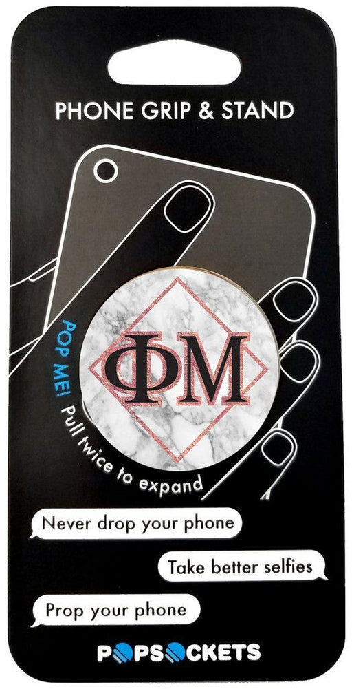 Phi Mu Phi Mu Diamond Pop Socket