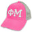 Phi Mu Distressed Trucker Hat Phi Mu Distressed Trucker Hat