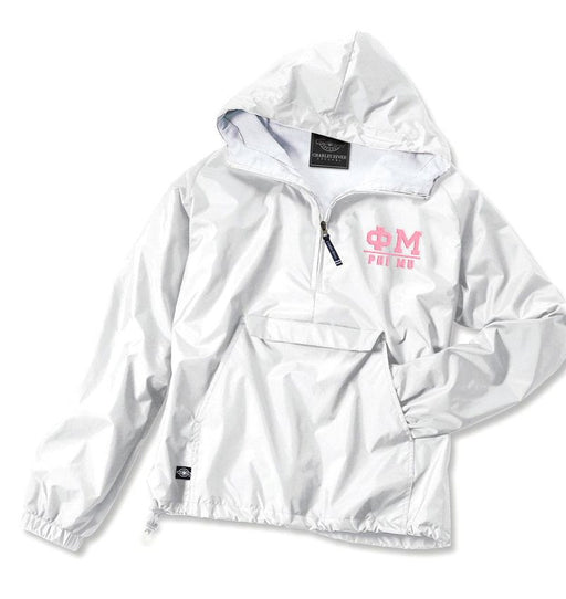 Phi Mu Phi Mu Greek Letter Windbreaker Pullovers