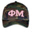 Phi Mu Lettered Camouflage Hat Phi Mu Lettered Camouflage Hat