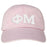 Phi Mu Lettered Premium Pastel Hat Phi Mu Lettered Premium Pastel Hat