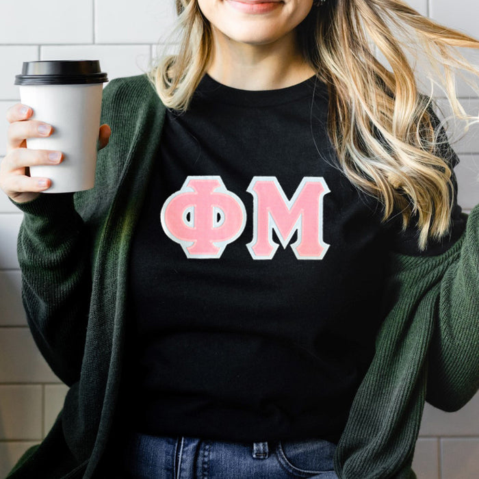 Phi Mu Lettered Shirts Phi Mu Lettered Shirts