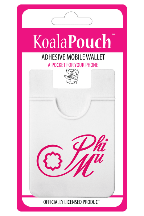 Phi Mu Logo Koala Pouch Phi Mu Logo Koala Pouch