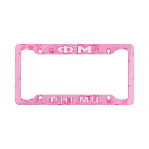 Phi Mu Phi Mu New License Plate Frames