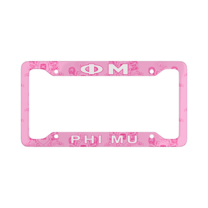 Phi Mu New License Plate Frames Phi Mu New License Plate Frames