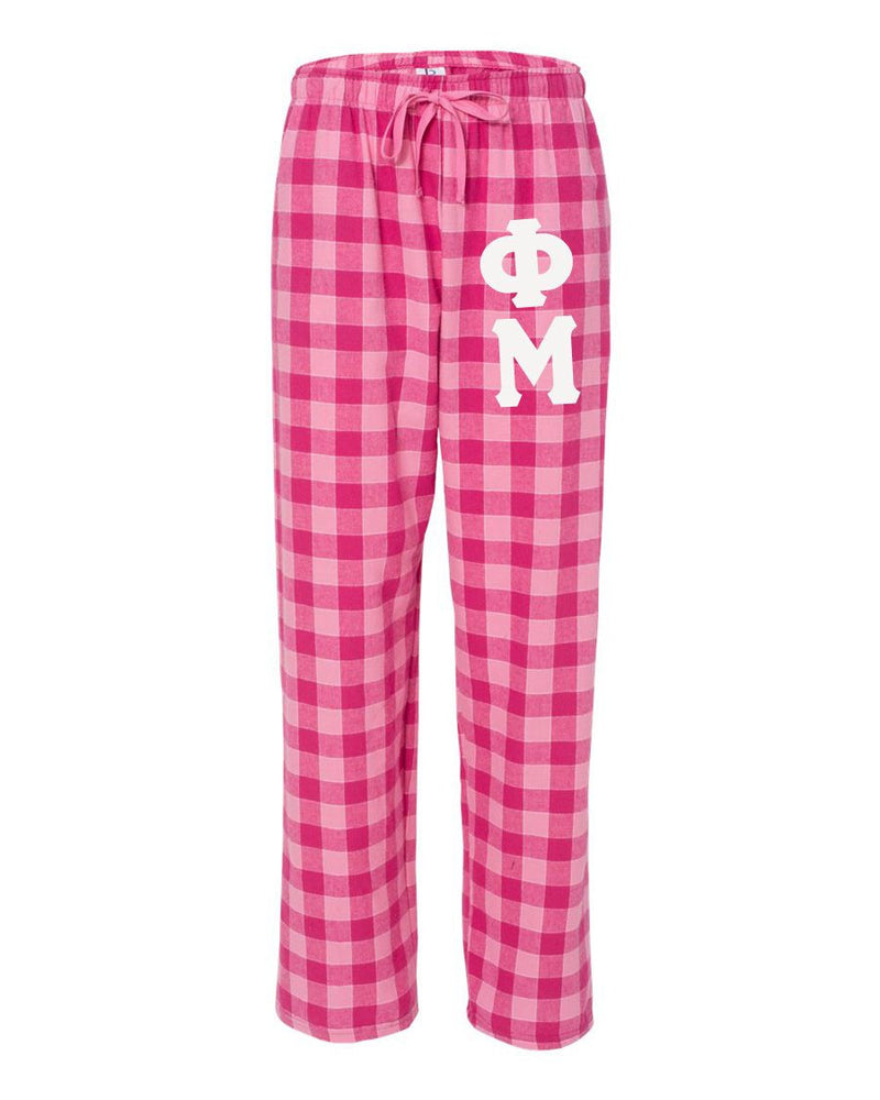 Phi Mu Pajamas Flannel Plaid Pant Phi Mu Pajamas -  Flannel Plaid Pant