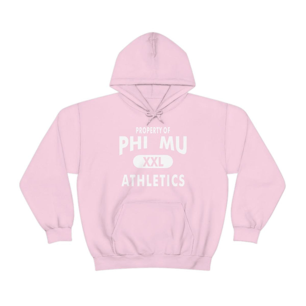 Phi Mu Property Of Athletics Hooded Sweatshirts Phi Mu Property Of Athletics Hooded Sweatshirts