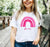 Printify Phi Mu Rainbow Tees Phi Mu Rainbow Tees