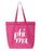 Phi Mu Script Tote Bag Phi Mu Script Tote Bag