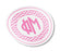 Phi Mu Sorority Monogram Bumper Sticker Phi Mu Sorority Monogram Bumper Sticker