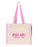 Phi Mu Tote With Contrast Color Handles Phi Mu Tote with Contrast-Color Handles