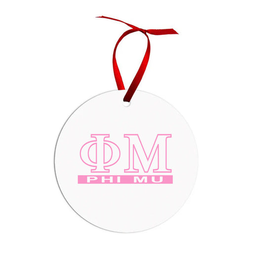 Phi Mu Phi Mu Classic Christmas Ornaments