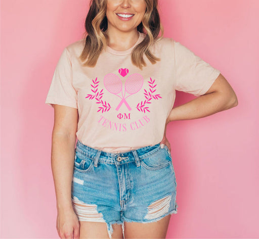 Phi Mu Phi Mu Tennis Club Tee