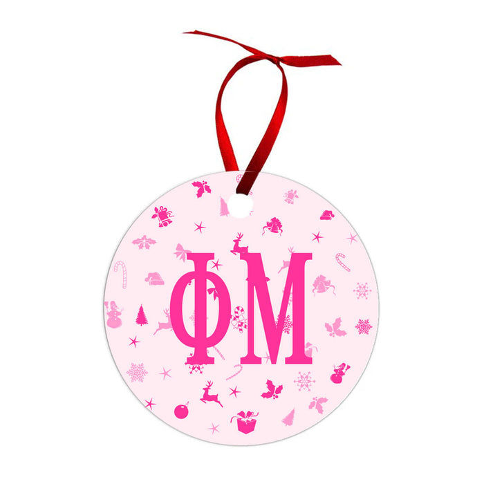 Phi Mu Holiday Cheer Christmas Ornaments Phi Mu Holiday Cheer Christmas Ornaments