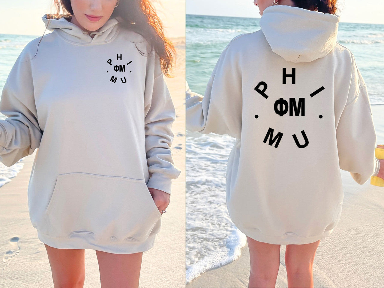 Phi Mu Circle Hoodie Phi Mu Circle Hoodie