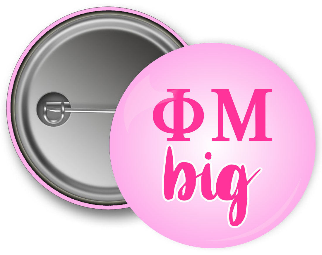 Phi Mu Big Button Phi Mu Big Button
