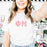 Phi Mu Custom Twill Tee Phi Mu Custom Twill Tee
