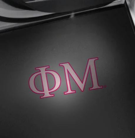 Phi Mu Car Door Led Projector Lights 2 Pk Phi Mu Car Door LED Projector Lights-2 pk