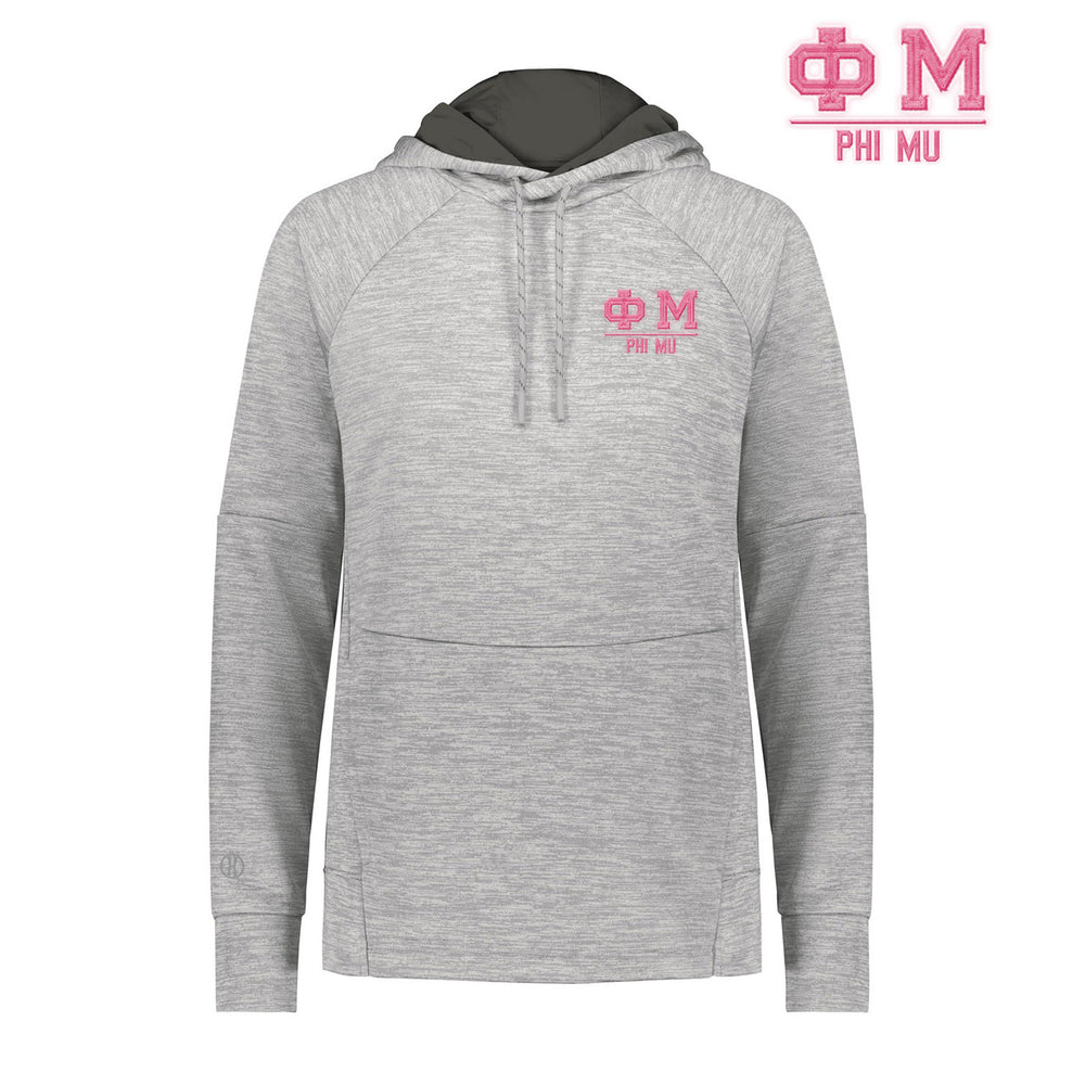 Phi Mu Performance Fleece Hoodie Phi Mu Performance Fleece Hoodie