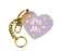 Phi Mu Iridescent Heart Keychain Phi Mu Iridescent Heart Keychain