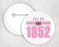 Phi Mu Stripe Est Pin Buttons Phi Mu Stripe Established Pin Buttons