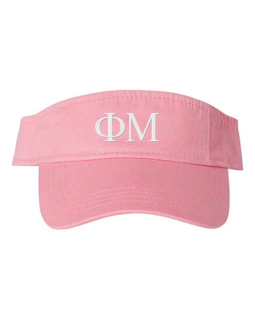 Phi Mu Phi Mu Greek Letter Visor