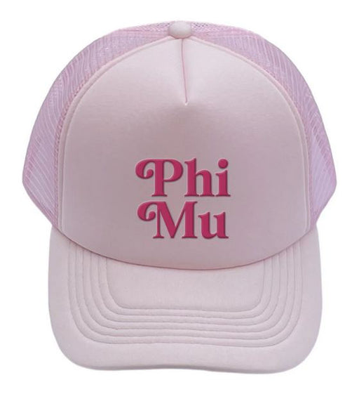 Phi Mu Phi Mu New Trucker Caps