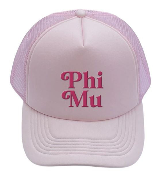 Phi Mu New Trucker Caps Phi Mu New Trucker Caps
