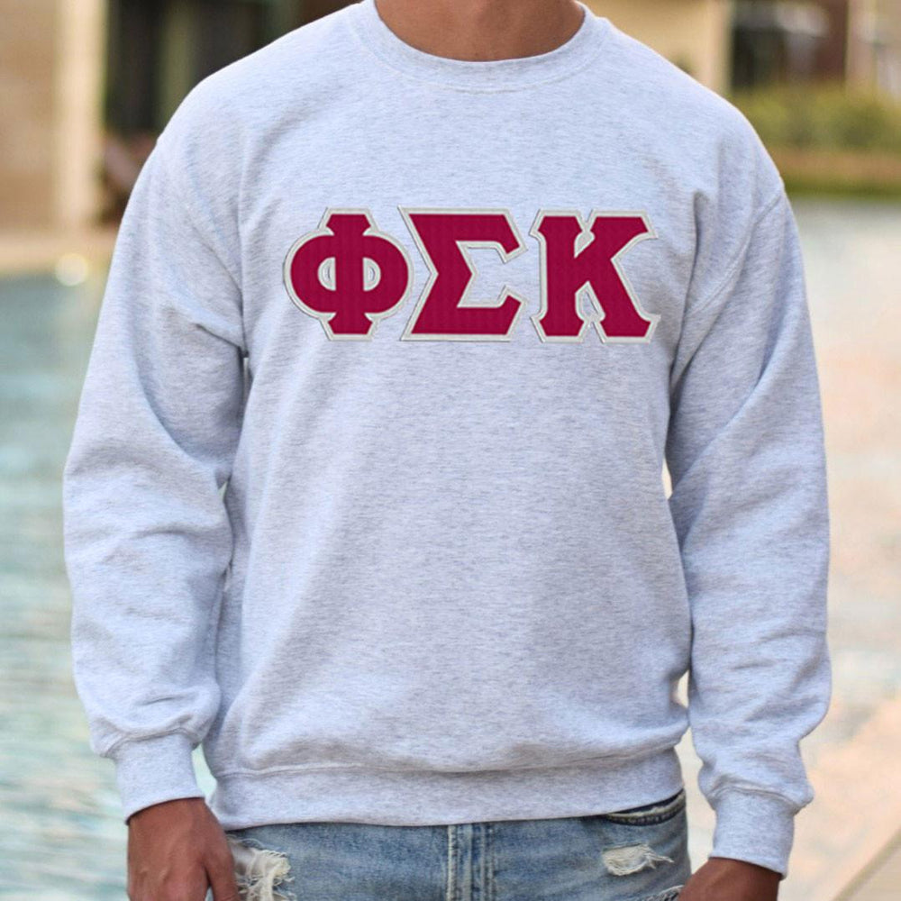 Phi Sigma Kappa 2 Day Ship Twill Crewneck Sweatshirts Phi Sigma Kappa - 2 Day Ship Twill Crewneck Sweatshirts