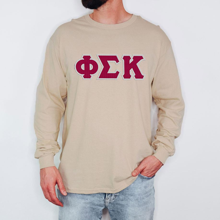 Phi Sigma Kappa 2 Day Ship Twill Long Sleeve Tees Phi Sigma Kappa - 2 Day Ship Twill Long Sleeve Tees
