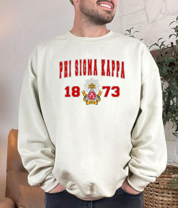 Phi Sigma Kappa Athlete Crewneck Sweatshirt Phi Sigma Kappa Athlete Crewneck Sweatshirt