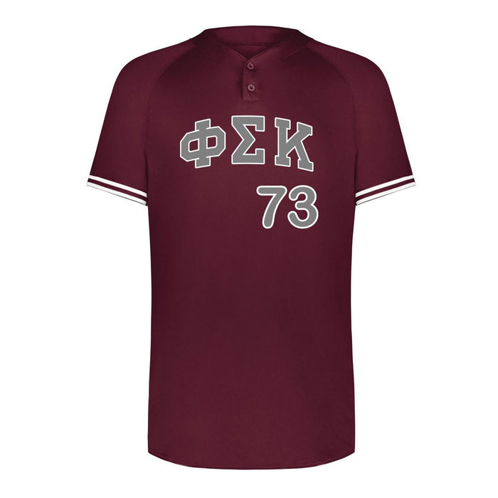 Phi Sigma Kappa Cutter Henley Jersey Phi Sigma Kappa Cutter Henley Jersey