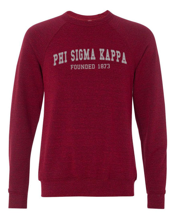 Phi Sigma Kappa Fraternity Founders Crew Sweatshirt Phi Sigma Kappa Fraternity Founders Crew Sweatshirt
