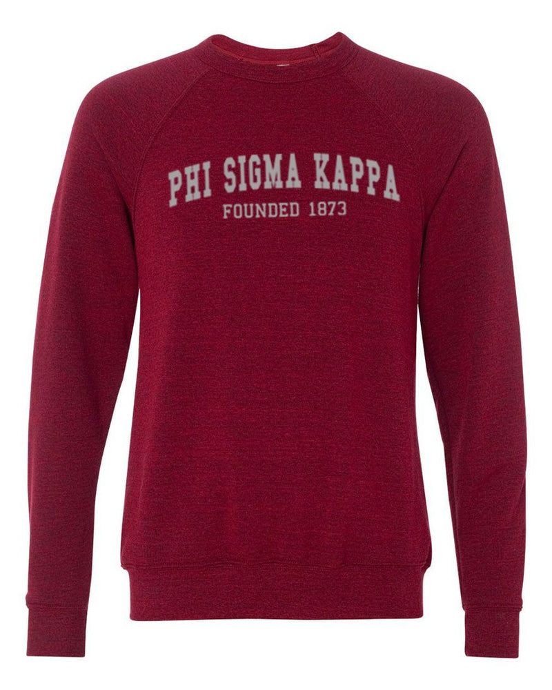 Phi Sigma Kappa Fraternity Founders Crew Sweatshirt Phi Sigma Kappa Fraternity Founders Crew Sweatshirt