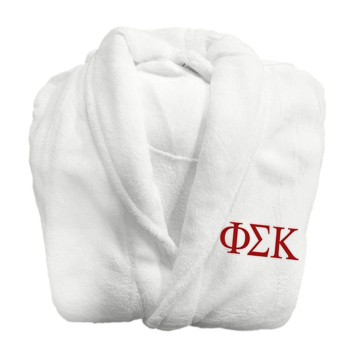 Phi Sigma Kappa Fraternity Lettered Bathrobe Phi Sigma Kappa Fraternity Lettered Bathrobe