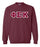 Phi Sigma Kappa Lettered Crewneck Sweatshirt Phi Sigma Kappa Lettered Crewneck Sweatshirt